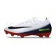 Crampons de football Nike Mercurial Vapor 16 Elite FG Blanc Noir Rouge