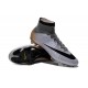 Nouveau Chaussure de Football Nike Mercurial Superfly CR FG CR7 500 Argenté Gris Noir Or