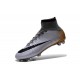 Nouveau Chaussure de Football Nike Mercurial Superfly CR FG CR7 500 Argenté Gris Noir Or