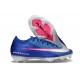 Nike Air Zoom Mercurial Vapor XVI Elite FG Bleu Rose Argent