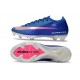 Nike Air Zoom Mercurial Vapor XVI Elite FG Bleu Rose Argent