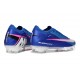 Nike Air Zoom Mercurial Vapor XVI Elite FG Bleu Rose Argent