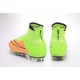 2016 Nouvelle Chaussure Nike Mercurial Superfly IV FG Cuir Beige Noir Volt