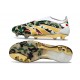 adidas Predator Elite Sans Lacets FG Noir Vert Or