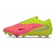 Nike Phantom 6 Low Elite FG Nouvelles Rose Limelight