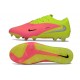Nike Phantom 6 Low Elite FG Nouvelles Rose Limelight