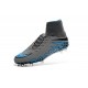 Nike HyperVenom Phantom 2 FG Chaussures de football Bleu Gris Noir
