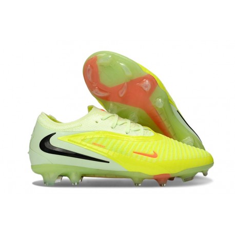 Nike Phantom 6 Low Elite FG Nouvelles Jaune Noir