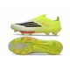 Crampons Adidas F50+ Laceless FG Jaune Noir