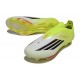 Crampons Adidas F50+ Laceless FG Jaune Noir
