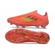 Crampons Adidas F50+ Laceless FG Rouge Jaune
