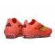 Crampons Adidas F50+ Laceless FG Rouge Jaune