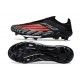 Crampons Adidas F50+ Laceless FG Noir Rouge