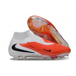 Chaussure Nike Phantom 6 Elite FG Rouge Blanc Noir