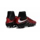 Nike HyperVenom Phantom 2 FG Chaussures de football Lewandowski Blanc Rouge Noir