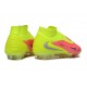 Chaussure Nike Phantom 6 Elite FG Rose Jaune