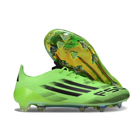 Chaussure Adidas F50 Elite FG Vert Noir