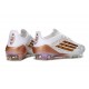 Chaussure Adidas F50 Elite FG Blanc Or