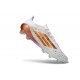 Chaussure Adidas F50 Elite FG Blanc Or
