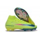 Nike Air Zoom Mercurial Superfly 10 Elite FG Limelight Volt Bleu
