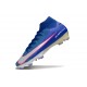 Nike Air Zoom Mercurial Superfly 10 Elite FG Bleu Blanc Rosa