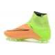 Nike HyperVenom Phantom II FG Football bottes pour hommes Cuir Beige Noir Volt
