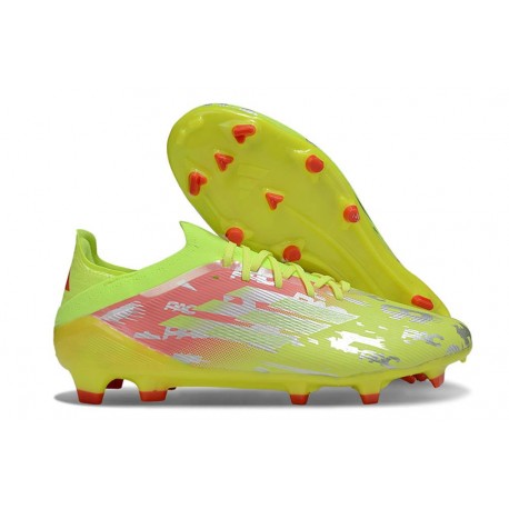 Chaussure Adidas F50 Elite FG Jaune Rouge