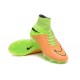Nike HyperVenom Phantom II FG Football bottes pour hommes Cuir Beige Noir Volt