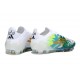 Chaussure Adidas F50 Elite FG Blanc Vert Or