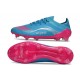 Chaussure Adidas F50 Elite FG X MESSI Aqua Flash Rose Lucide Cyan Lucide