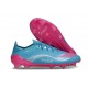 Chaussure Adidas F50 Elite FG X MESSI Aqua Flash Rose Lucide Cyan Lucide
