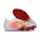 Chaussure Adidas F50 Elite FG Blanc Rouge Or