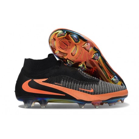 Chaussure Nike Phantom 6 Elite FG Noir Orange