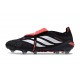 adidas Predator 26 Elite Foldover Tongue FG Noir Blanc Rouge