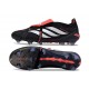 adidas Predator 26 Elite Foldover Tongue FG Noir Blanc Rouge