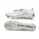 adidas Predator 26 Elite Foldover Tongue FG Blanc Argent