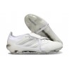 adidas Predator 26 Elite Foldover Tongue FG Blanc Argent