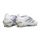 adidas Predator 26 Elite Foldover Tongue FG Blanc Argent