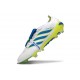 adidas Predator 26 Elite Foldover Tongue FG Blanc Bleu Jaune