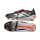 adidas Predator 26 Elite Foldover Tongue FG Fer Mét. Blanc Ftwr Rouge Lucide