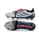 adidas Predator 26 Elite Foldover Tongue FG Gris Noir Rouge