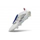 adidas Predator 26 Elite Foldover Tongue FG Blanc Argent Bleu