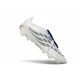 adidas Predator 26 Elite Foldover Tongue FG Blanc Argent Bleu