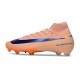 Crampons de Foot Nike Mercurial Superfly X Elite FG Orange Bleu