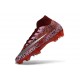 Crampons de Foot Nike Mercurial Superfly X Elite FG Safari Rouge Argent