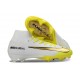 Crampons de Foot Nike Mercurial Superfly X Elite FG Blanc Or Jaune