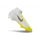 Crampons de Foot Nike Mercurial Superfly X Elite FG Blanc Or Jaune