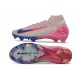 Crampons de Foot Nike Mercurial Superfly X Elite FG Rose Bleu