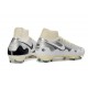 Crampons de Foot Nike Mercurial Superfly X Elite FG Blanc Noir Argent