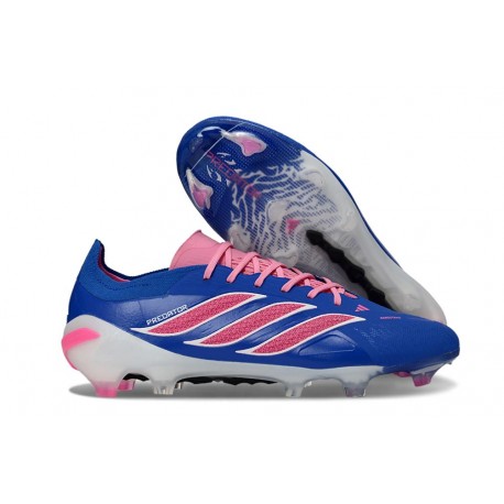 Crampons de Football adidas Predator 26 Elite FG Bleu Rose